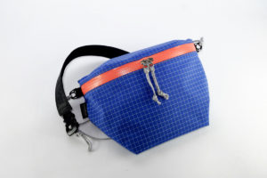 KHAMPA LA PACK mini Dyneema Blue x Orange Zip