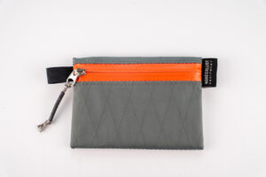 TRAIL ZIP WALLET mini II / X-Grey x Orange Zip